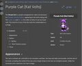 purple cat from wiki fandom
