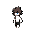 Colin normal walking sprite animated.