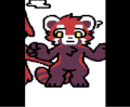 The red panda transfur when wearing pink No. 25 Shorts leads to No. 25 being kicked out of the Den-like habitat